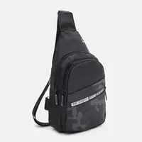 Мужской рюкзак через плечо Keizer C17039bl-black