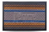Коврик придверный Dariana Multicolor D-6073 40х60 см светло-серый