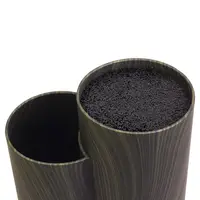 Підставка для ножів та кухонного приладдя Kamille KM-7609B 22 см темно-коричнева