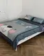 Постельное белье евро Dushka Home 20880 200х220 см
