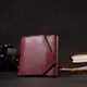 Стильный небольшой кошелек из натуральной кожи GRANDE PELLE 16800 Бордовый