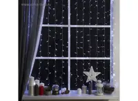Гирлянда штора 180 led Белая