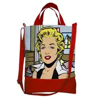 Сумка городская City Marilyn Monroe pop art 34x40 см (SCB_20M027_KR)