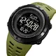 Часы наручные мужские SKMEI 2070AG ARMY GREEN, армейские часы противоударные. Цвет: зеленый