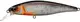 1699-00-75Воблер Jackall Squad Minnow 65SP 65мм 5,8г HL Silver&Black Suspending