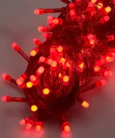 Светодиодная гирлянда 88 LED классическая 5 мм длина 6.6 метров однотон свет красный 1183-05