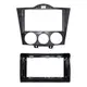 Переходная рамка Lesko Mazda RX-8 2003-2008 9" Black Мазда