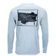 Реглан Simms Solar-Tech Tee Musky Face Steel Blue XL / (2179137 / 12883-188-50)