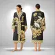 Кимоно женское из плюшевого велюра Golden Blossom 29474 3XL