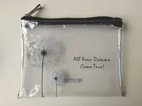Косметичка пластикова прозора All your dreams come true (KPR_19A032_BL)
