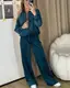 Велюровый спортивный костюм LX2035 Хаки XXL/3XL