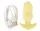 Анальная пробка с вибрацией Vibrating Mini Butt Plug Yellow