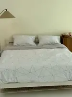 Постільна білизна сімейна Dushka Home Сатин 21623 160х215х2 см