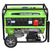 Бензиновий трехфазный генератор Rainbows RB-6500ET 5.5 кВТ 13 Л.С.