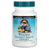 Натуральная добавка Source Naturals Wellness Children's Immune Chewable, 60 пастилок