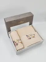 Набор полотенец подарочный Premium Bamboo 3 шт.  Love Bej