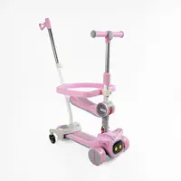 Самокат 5 в 1 "Scooter", многофункциональный, Skyper. Pink/Grey (169303)