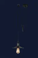 Люстра (подвес) в стиле лофт с гирей 752PB9F-1G BK(220)