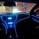 Светодиодная лента RESTEQ голубая 3 м ICE BLUE LED неоновый провод с контроллером для костюмов декора авто