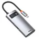 Адаптер Baseus Type-C Hub 4-в-1 (быстрая зарядка PD100 Вт + HDMI 4K 30 Гц + USB 2.0 + USB 3.0)