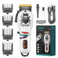 Машинка для стрижки акумуляторна VGR V-699 WHITE 5 Вт біла