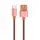 Кабель 1 м Type-C-USB Steel Serpent розовое золото Remax RC-080а-Rose-Gold