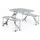 Складной алюминиевый стол для пикника со стульями Aluminum Picnic Table
