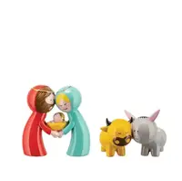 Набор из 2 статуэток Alessi Happy Eternity Baby 8,5х7х6 см