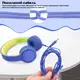 Детские проводные наушники с микрофоном Picun Q2 Blue/Green
