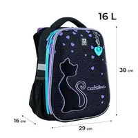 Набір Kite рюкзак + пенал + сумка для взуття SET_K24-531M-1 Catsline