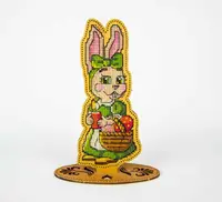 Новогодняя игрушка подставка -  Пасхальное таинство FNGp-010 [Вид товара: Заготовка для вышивки на фанере]