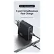 Адаптер сетевой USAMS US-UM Fast Charger Kit GaN Type-C To Type-C Cable 240W PD3.1 T52 US-CC168  |1USB/2Type-C, 140W/5A, PD/QC|