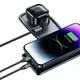 Адаптер автомобильный USAMS Car Charger With 2IN1 Retractable Cable Type-C+Lightning US-CC219 C41 |30W, PD/QC|