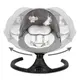 Шезлонг-качели 2в1 Kidwell LUXI Dark Melange/Black