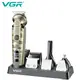 Набор для стрижки VGR 8 в 1 V-103, 19 насадок, Машинка для стрижки для дома, Машинка для стрижки мужская