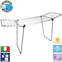 Сушилка для белья напольная Casa Si Pluto 18m Silver (CS92748Q05)