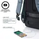Рюкзак антивор XD Design Bobby "Hero Small"/голубой
