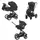Коляска универсальная CARRELLO Sigma 3in1 CRL-6510 Midnight Grey