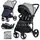 Прогулочная коляска Kidwell CARELL Dark Blue