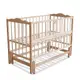 Кроватка Наталка деревянная Ангелина 2 откидная боковина бук. Natural (124730)