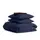 Евро комплект DARK BLUE SATIN