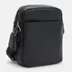 Мужская кожаная сумка Borsa Leather K166365bl-black