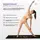 Коврик для йоги EasyFit BlackMoon (замша-каучук) черный