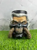 Колекційна чаша для кальяну Monster Bowls IMMORTAN JOE - авторська глазурована чаша ручної роботи в образі легендарного зло