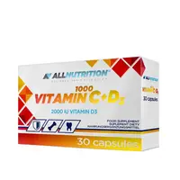 Витамины и минералы AllNutrition Vitamin C + D3 30 капсул