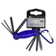 Мультитул West Biking YP0719243 Blue карманный набор инструментов для велосипеда