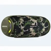 Портативная акустическая стерео колонка Hopestar H48 (Bluetooth, MP3, FM, AUX, Mic, LED) Камуфляж
