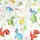Подростковое постельное белье фланель с простыней на резинке COLORFUL DINO CS3