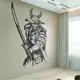 Трафарет для покраски Самурай, одноразовый из самоклеющей пленки 175 х 115 см