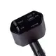 Автомобильное зарядное устройство с выдвижными кабелями и портами USB-A/USB-C HP-C1